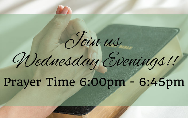 Join us for our weekly Prayer