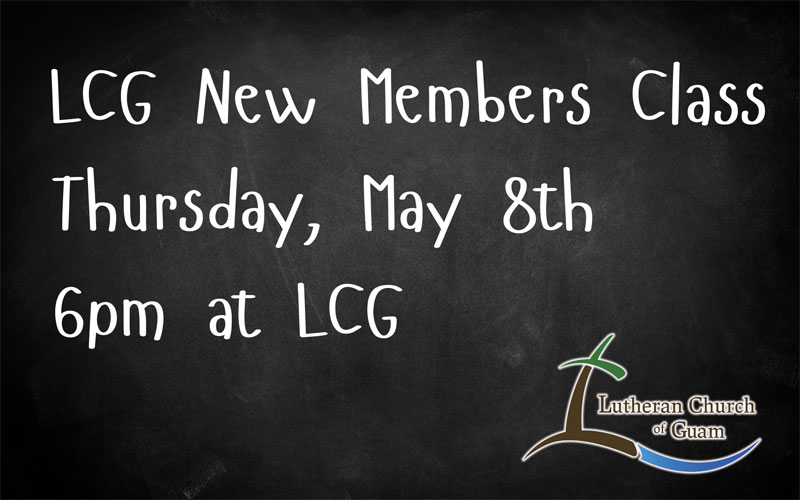 New Members Class