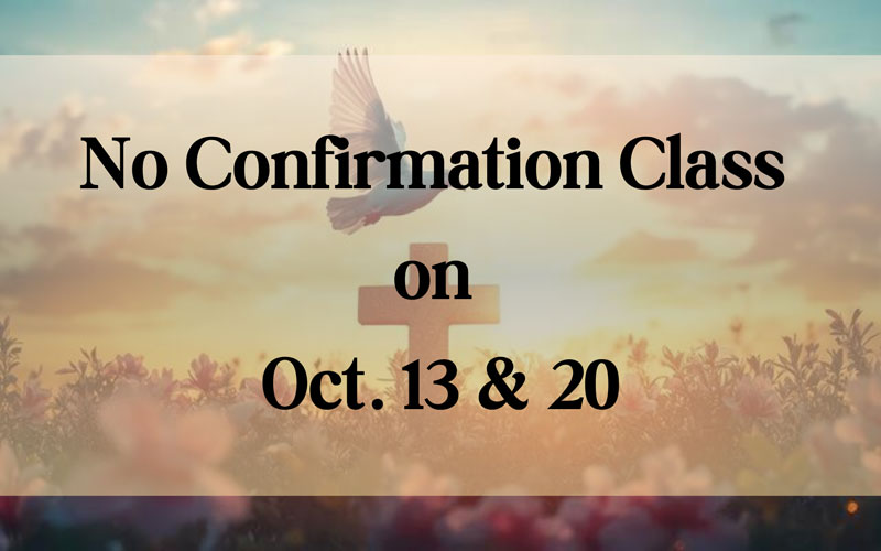 No Confirmation Class