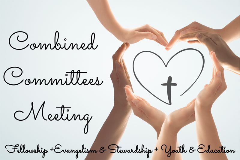 Combined Committees Meeting on Thursday, August 15, 6pm at LCG