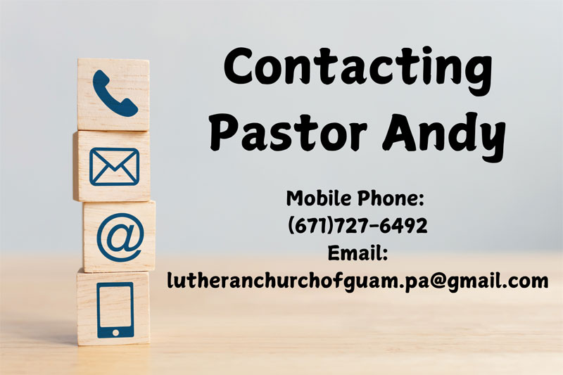 Contacting Pastor Andy